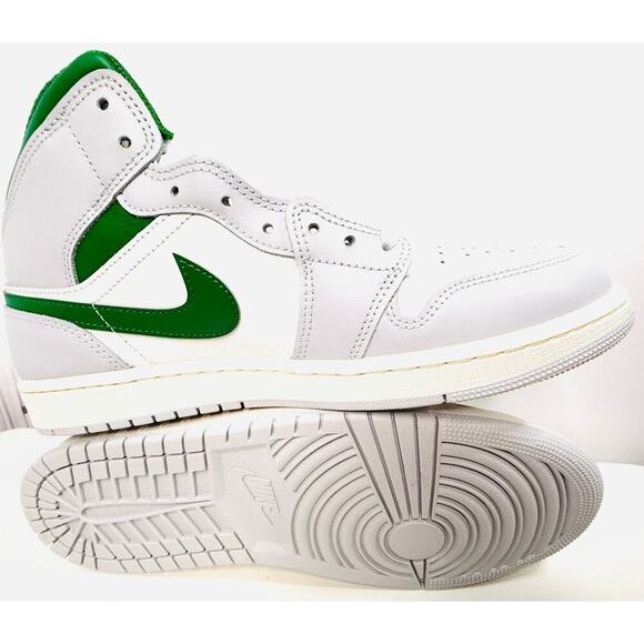 NIKE AIR JORDAN 1 Pure Platinum Pine Green DDX4976 103 Size 11 NEW OG ALL - Picture 1 of 8